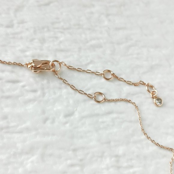 KATE SPADE Precious Pansy Rose Gold Pendant Necklace $68 Mother-Of-Pearl NEW - Picture 3 of 3